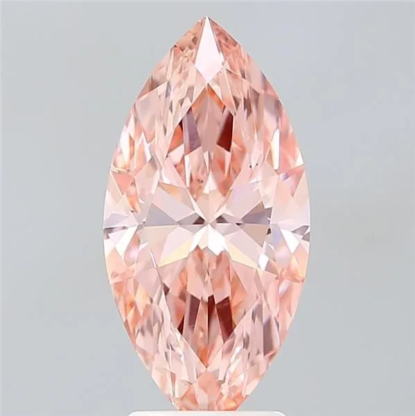 3ct MARQUISE Fancy Vivid Pink VS1 Coloured Lab diamond