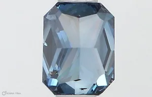 0.5ct RADIANT Fancy Deep Blue I1 Coloured Lab diamond
