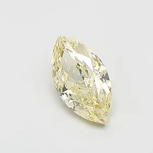 0.54ct MARQUISE Fancy Light Yellow VVS2 Coloured Lab diamond