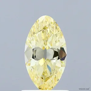 1.05ct OVAL Fancy Intense Yellow VVS2 Coloured Lab diamond