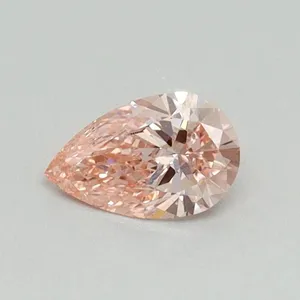 0.33ct PEAR Fancy Vivid Pink VS1 Coloured Lab diamond