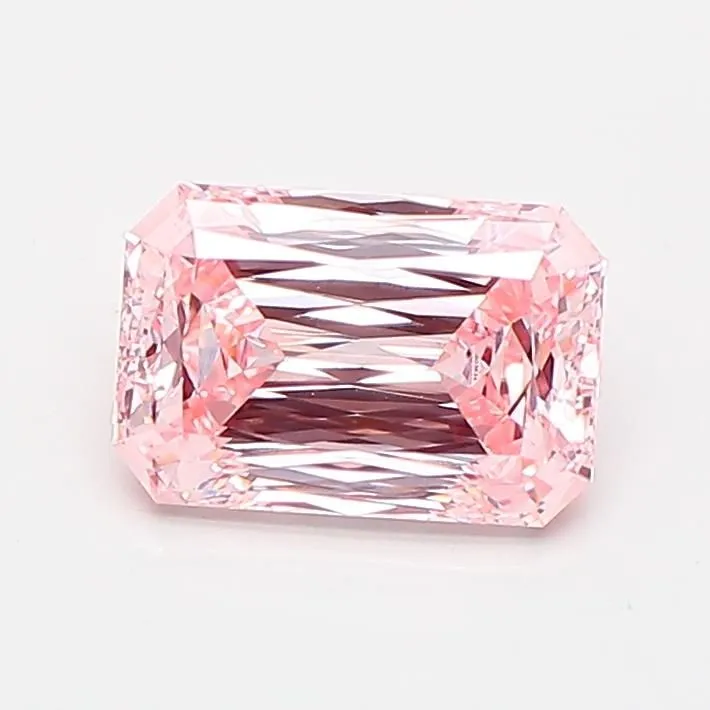 0.96ct RADIANT Fancy Intense Pink VS1 Coloured Lab diamond