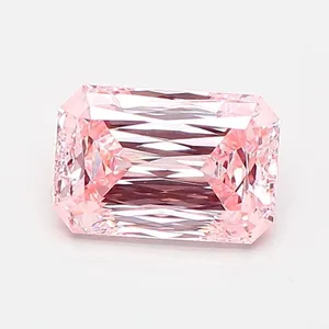 0.96ct RADIANT Fancy Intense Pink VS1 Coloured Lab diamond