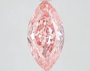 2.56ct MARQUISE Fancy Vivid Pink VS1 Coloured Lab diamond