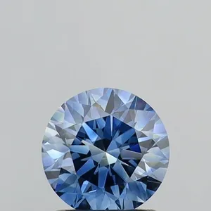 1.14ct ROUND Fancy Intense Blue VVS2 Coloured Lab diamond