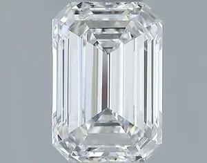 0.42ct EMERALD E IF Natural diamond