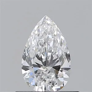 0.53ct PEAR D VS2 Natural diamond