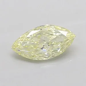 1.06ct MARQUISE Fancy Light Yellow VS1 Coloured Lab diamond