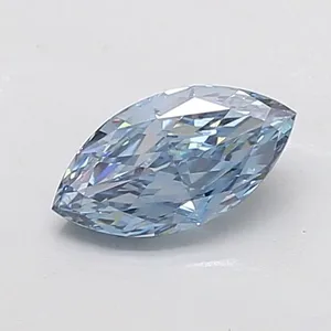 1.32ct MARQUISE Fancy Intense Blue VVS2 Coloured Lab diamond