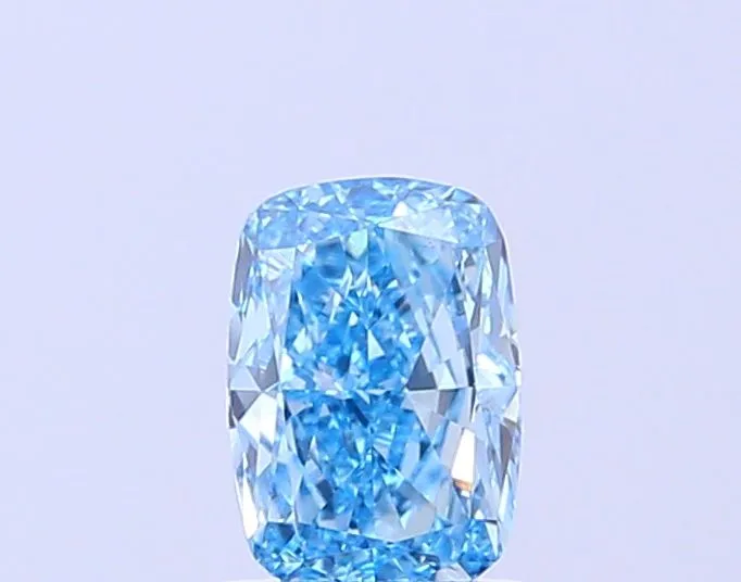1.01ct CUSHION Fancy Vivid Blue VS1 Coloured Lab diamond