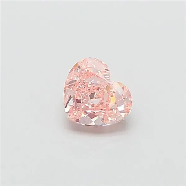 1.02ct HEART Fancy Intense Pink VS1 Coloured Lab diamond