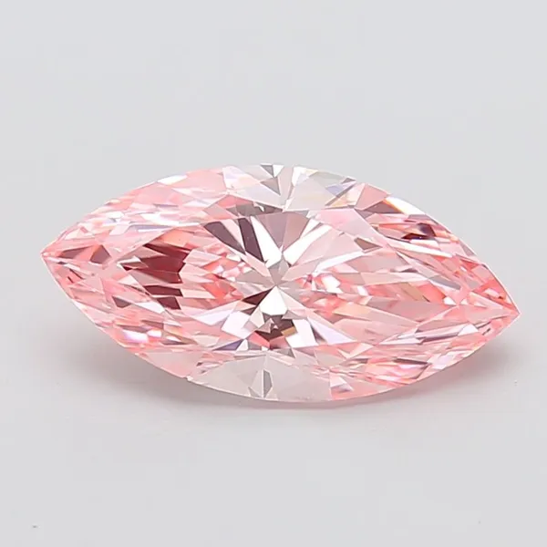 3ct MARQUISE Fancy Vivid Pink VVS2 Coloured Lab diamond