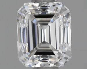 0.63ct EMERALD F VS1 Natural diamond