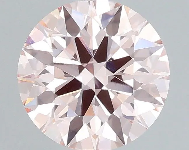 1.03ct ROUND Fancy Pink VVS2 Coloured Lab diamond