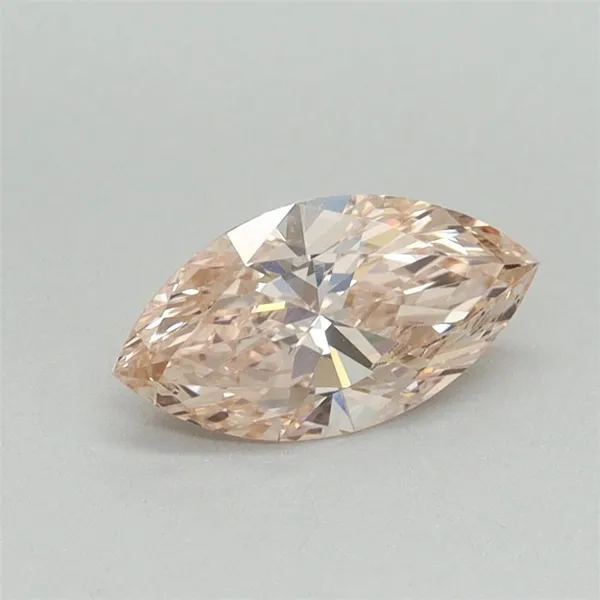 0.72ct MARQUISE Fancy Pink VS1 Coloured Lab diamond