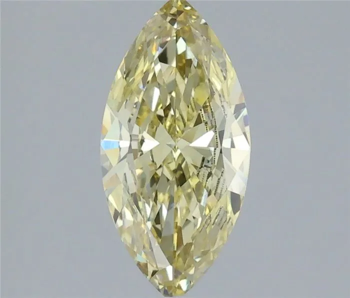 1.44ct MARQUISE Fancy Yellow VVS2 Coloured Lab diamond