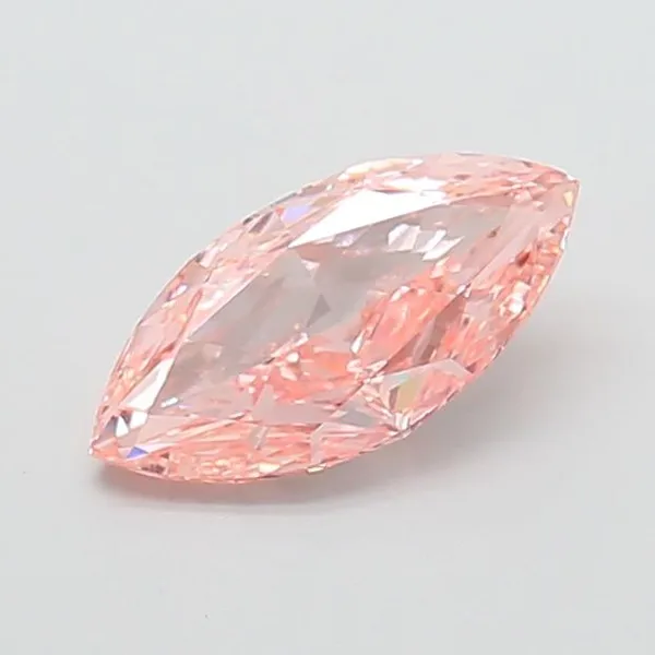 1.82ct MARQUISE Fancy Vivid Pink VVS2 Coloured Lab diamond