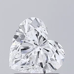 1.08ct HEART D VVS1 Lab diamond