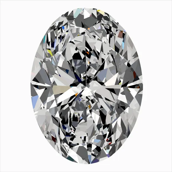 0.4ct OVAL F VVS2 Natural diamond