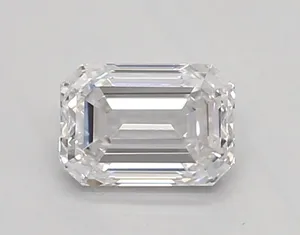 0.65ct EMERALD D VVS2 Lab diamond