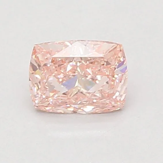 0.76ct CUSHION Fancy Intense Pink VVS2 Coloured Lab diamond