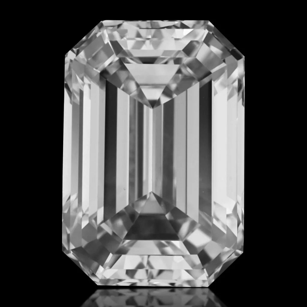 0.50ct EMERALD F VVS2 Natural diamond