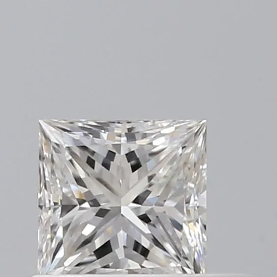 0.4ct PRINCESS F VVS2 Natural diamond