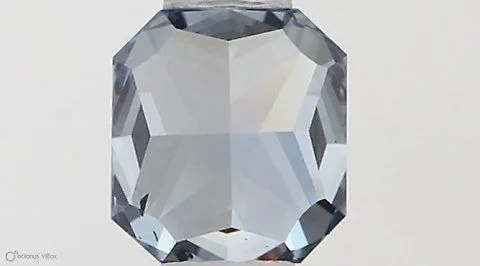 0.43ct RADIANT Fancy Vivid Blue VS2 Coloured Lab diamond