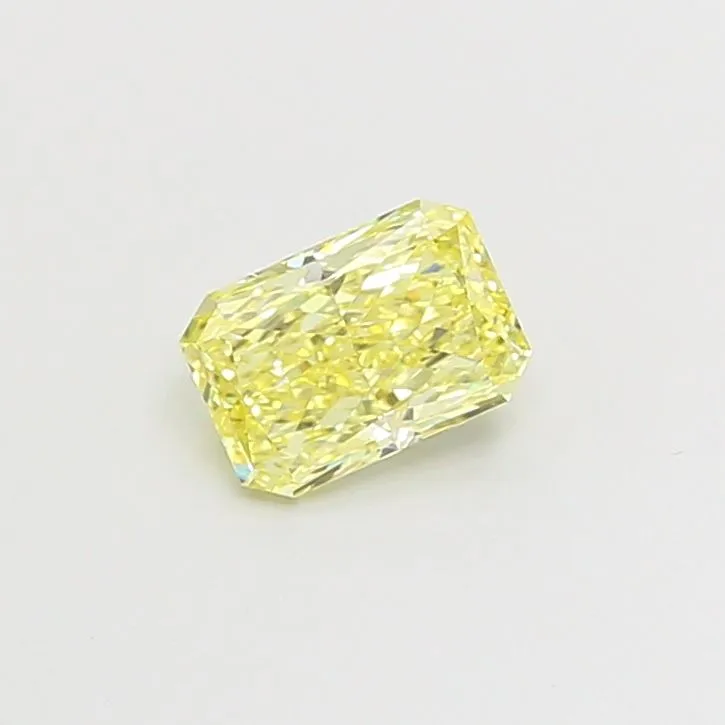 0.82ct RADIANT Fancy Yellow VS2 Coloured Lab diamond