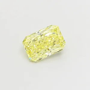 0.82ct RADIANT Fancy Yellow VS2 Coloured Lab diamond