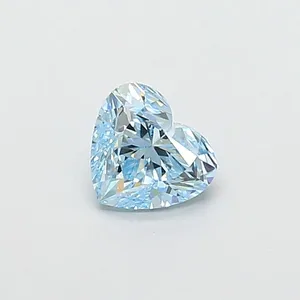 1.02ct HEART Fancy Intense Blue VVS2 Coloured Lab diamond