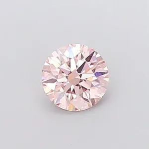1ct ROUND Fancy Light Pink VVS2 Coloured Lab diamond