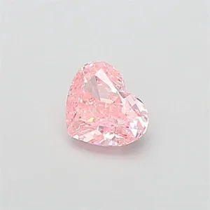 1.04ct HEART Fancy Intense Pink VVS2 Coloured Lab diamond
