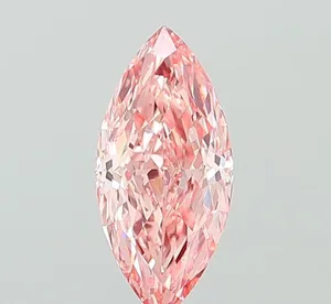 1.51ct MARQUISE Fancy Vivid Pink VVS2 Coloured Lab diamond