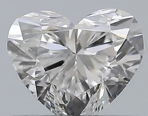 0.45ct HEART F VS1 Natural diamond