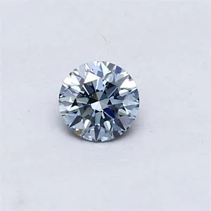 0.3ct ROUND Fancy Vivid Blue VS1 Coloured Lab diamond