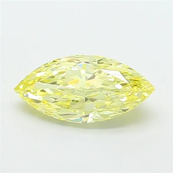 2.72ct MARQUISE Fancy Intense Yellow VS1 Coloured Lab diamond