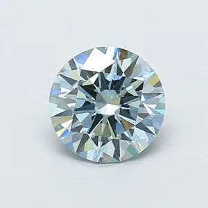 1.05ct ROUND Fancy Intense Blue VS1 Coloured Lab diamond