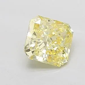 1.01ct RADIANT Fancy Intense Yellow VVS2 Coloured Lab diamond