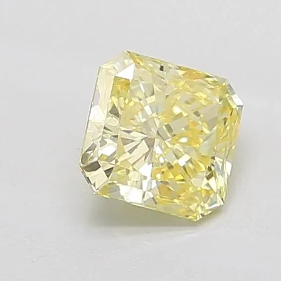 1.01ct RADIANT Fancy Intense Yellow VVS2 Coloured Lab diamond