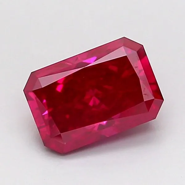 1.04ct RADIANT Fancy Vivid Pink SI1 Coloured Lab diamond