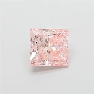 2.01ct PRINCESS Fancy Intense Pink VS1 Coloured Lab diamond