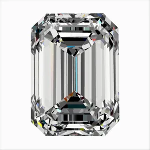 0.5ct EMERALD F VS2 Natural diamond