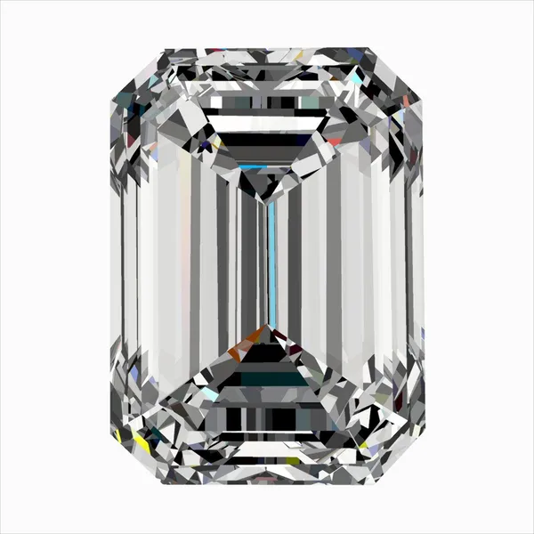 0.5ct EMERALD F VS2 Natural diamond