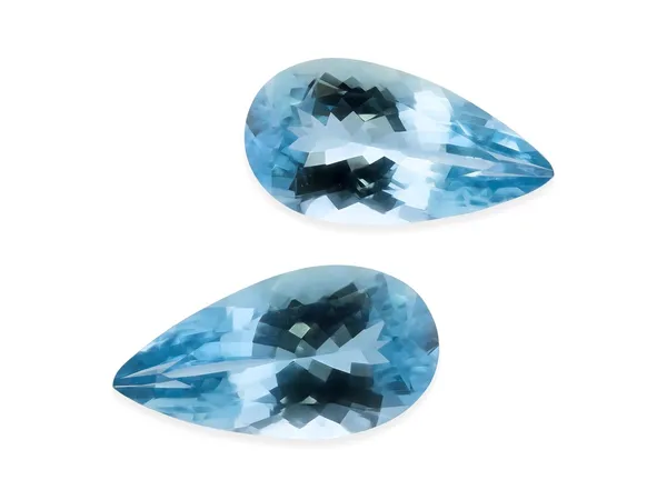 8.81ct Blue Aquamarine, Pear Shape cut gemstone