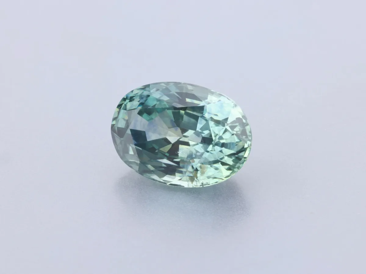 1.23ct Parti Sapphire, Oval gemstone