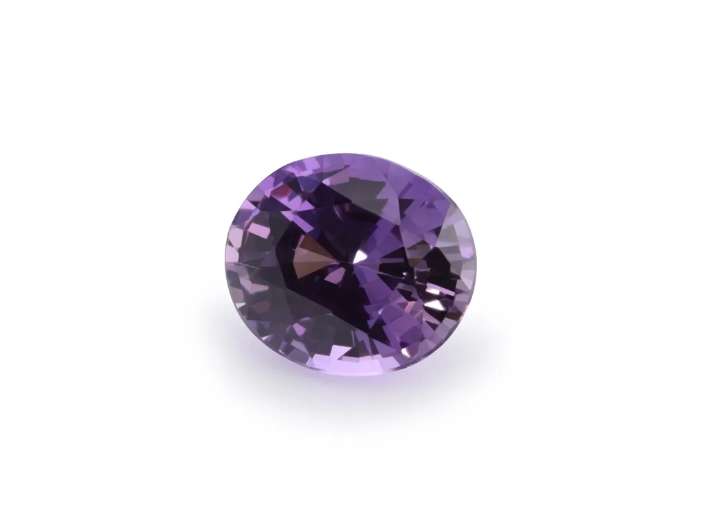 0.84ct Purple Sapphire, Oval gemstone