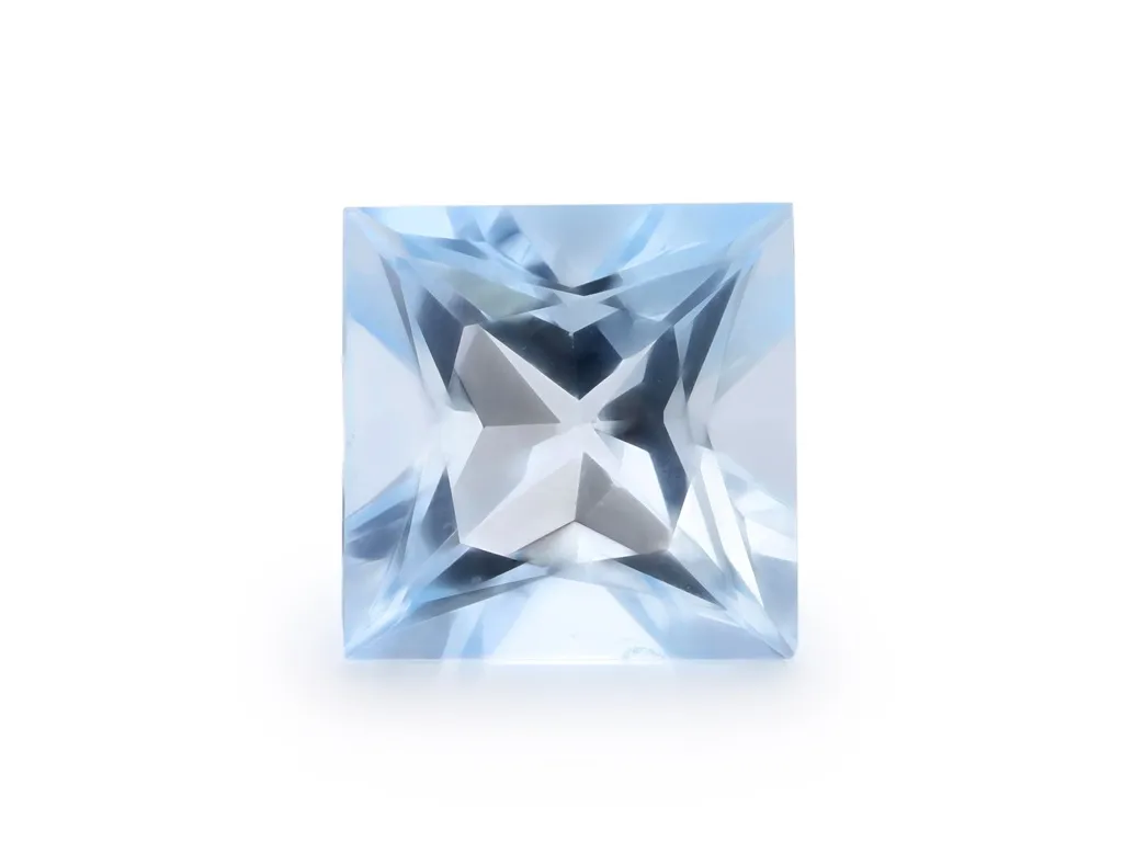 2.27ct Blue Aquamarine, Square gemstone