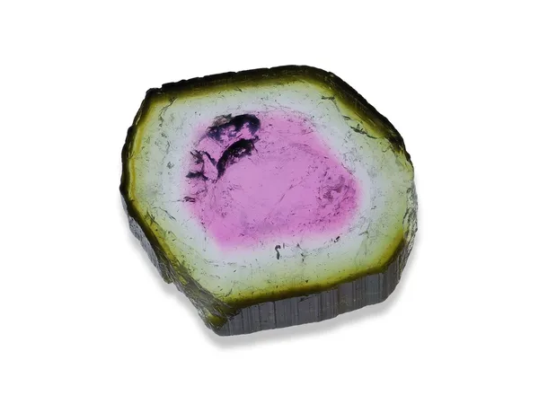 4.95ct Parti Tourmaline, Free Form cut gemstone