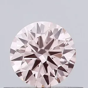 0.41ct ROUND Fancy Intense Pink VVS2 Coloured Lab diamond